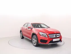 Rojo Usado 2017 Mercedes GLA220 AMG line SUV | 25.900 € (Precio justo)