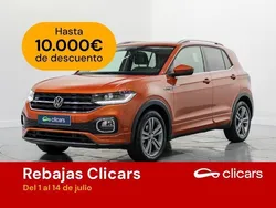 Rojo Usado 2021 VW T-Cross Sport SUV | 21.490 € (Precio justo)