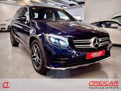 Azul cavansita Usado 2018 Mercedes GLC250 AMG SUV | 36.490 € (Un poco caro)