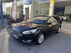 Negro Usado 2016 Ford Focus Titanium Familiar | 8999 € (Precio justo)