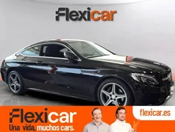 Negro Usado 2015 Mercedes C220 AMG line Coupe | 25.990 € (Precio justo)