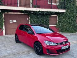 Rojo Usado 2016 VW Golf VII GTD Berlina | 14.900 € (Precio justo)
