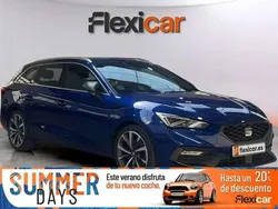 Azul Usado 2021 Seat Leon FR Familiar | 20.990 € (Precio justo)