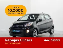 Negro Usado 2015 Kia Picanto Utilitario | 7190 € (Precio justo)
