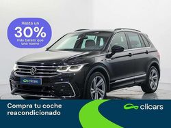 Negro Usado 2021 VW Tiguan R-line SUV | 26.390 € (Precio justo)