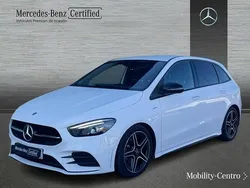 Blanco polar Usado 2021 Mercedes B200 AMG line Monovolumen | 26.900 € (Precio justo)