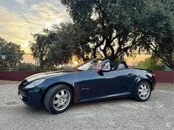Azul Usado 2005 Mercedes SLK200 Descapotable | 8999 € (Precio justo)