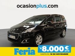 Negro Usado 2015 Peugeot 5008 Style Monovolumen | 9200 € (Buen precio)