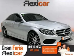 Gris Usado 2017 Mercedes C220 AMG line Berlina | 23.290 € (Precio justo)