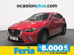 Rojo Usado 2016 Mazda CX-3 Luxury SUV | 16.990 € (Precio justo)