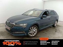 Azul Usado 2021 Skoda Superb Style Familiar | 19.450 € (Precio justo)