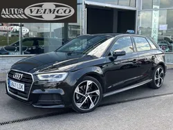 Negro Usado 2019 Audi A3 Sportback S-Line Utilitario | 21.950 € (Precio justo)