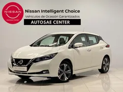 Blanco lunar white (perlado) Usado 2021 Nissan Leaf Acenta Utilitario | 17.990 € (Buen precio)
