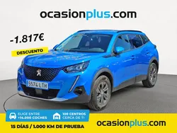 Azul Usado 2021 Peugeot e-208 Style Utilitario | 19.990 €