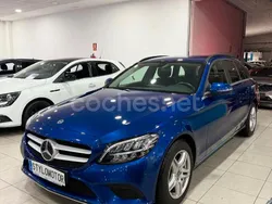 Azul Usado 2020 Mercedes C200 Familiar | 28.990 € (Precio justo)