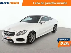 Blanco Usado 2018 Mercedes C220 Coupe | 27.099 € (Precio justo)