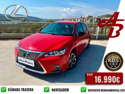 Rojo Usado 2018 Lexus CT200h Executive Line Utilitario | 16.990 € (Precio justo)