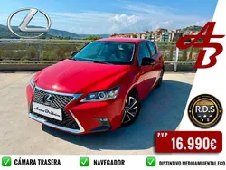 Rojo Usado 2018 Lexus CT200h Executive Line Utilitario | 16.990 € (Precio justo)