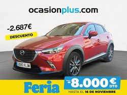 Rojo Usado 2018 Mazda CX-3 Luxury SUV | 16.090 € (Precio justo)