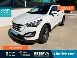 Blanco Usado 2014 Hyundai Santa Fe SUV | 18.190 € (Un poco caro)