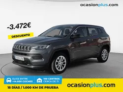 Gris Usado 2022 Jeep Compass Longitude SUV | 21.370 € (Precio justo)