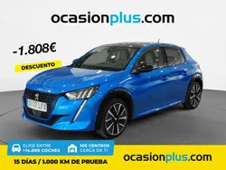 Azul Usado 2020 Peugeot e-208 GTi Utilitario | 19.890 € (Un poco caro)
