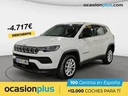 Blanco Usado 2022 Jeep Compass Limited SUV | 20.890 € (Precio justo)