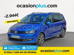 Azul Usado 2018 VW Sharan Sportline Monovolumen | 32.390 € (Precio justo)