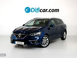 Azul Usado 2018 Renault Mégane GrandTour LIMITED Familiar | 14.990 € (Un poco caro)