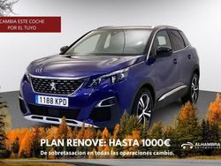 Azul Usado 2018 Peugeot 3008 GT-line SUV | 17.290 € (Un poco caro)