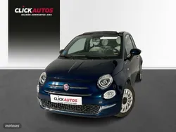 Azul Usado 2022 Fiat 500 Dolcevita Descapotable | 12.500 € (Precio justo)