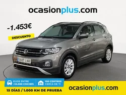 Gris Usado 2021 VW T-Cross Advance SUV | 15.990 € (Precio justo)