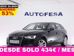 Negro Usado 2015 Audi A3 Sportback Advanced Utilitario | 16.450 € (Precio justo)