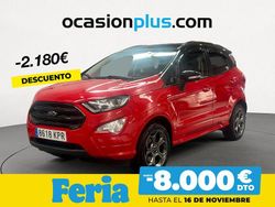Rojo Usado 2018 Ford Ecosport ST-Line SUV | 11.450 € (Precio justo)