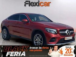 Rojo Usado 2019 Mercedes GLC250 Coupe | 34.390 € (Precio justo)