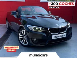 Negro Usado 2017 BMW 218 Descapotable | 19.990 € (Precio justo)