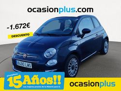 Azul Usado 2022 Fiat 500 Dolcevita Descapotable | 11.900 € (Precio justo)