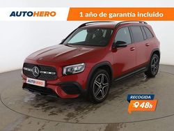 Rojo Usado 2021 Mercedes GLB200 AMG line SUV | 37.799 € (Precio justo)