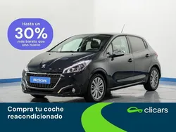 Negro Usado 2019 Peugeot 208 Signature Sky Utilitario | 10.390 € (Precio justo)