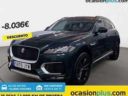 Verde Usado 2017 Jaguar F-Pace S SUV | 25.300 €