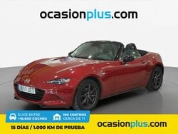 Rojo Usado 2016 Mazda MX5 Luxury Descapotable | 19.800 € (Precio justo)