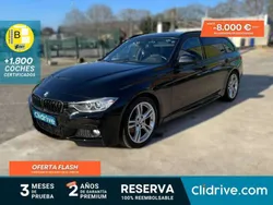Negro Usado 2014 BMW 320 Efficient Dynamics Familiar | 15.590 € (Precio justo)