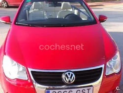 Rojo Usado 2010 VW Eos Descapotable | 8500 € (Precio justo)