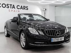 Negro Usado 2011 Mercedes E350 Avantgarde Descapotable | 17.995 € (Buen precio)