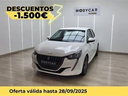 Blanco Usado 2021 Peugeot 208 Active Utilitario | 12.495 € (Precio justo)