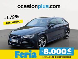 Negro Usado 2018 Audi A3 S-Line Berlina | 18.290 € (Precio justo)