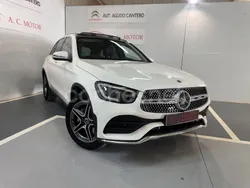 Blanco Usado 2021 Mercedes GLC220 SUV | 43.900 € (Precio justo)