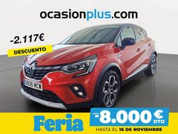 Rojo Usado 2022 Renault Captur Techno SUV | 23.290 € (Precio justo)