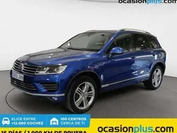 Azul Usado 2016 VW Touareg R-line SUV | 23.490 €