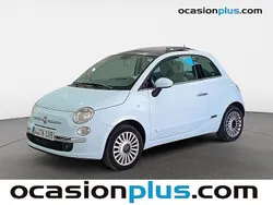 Azul Usado 2010 Fiat 500 Lounge Utilitario | 7900 €